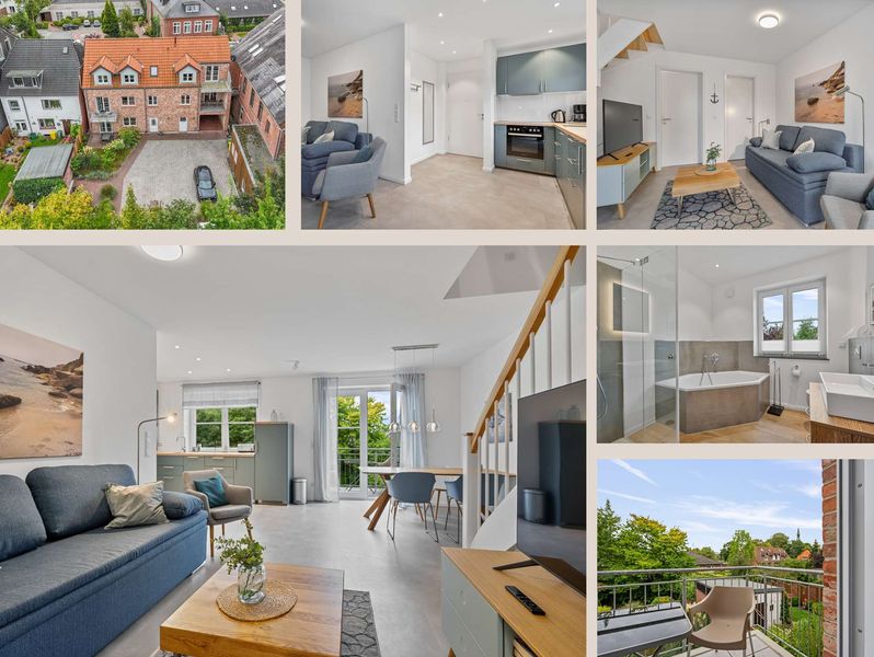 Maritim | Modern | Hochwertig - Maisonette Wohnung in Tönning